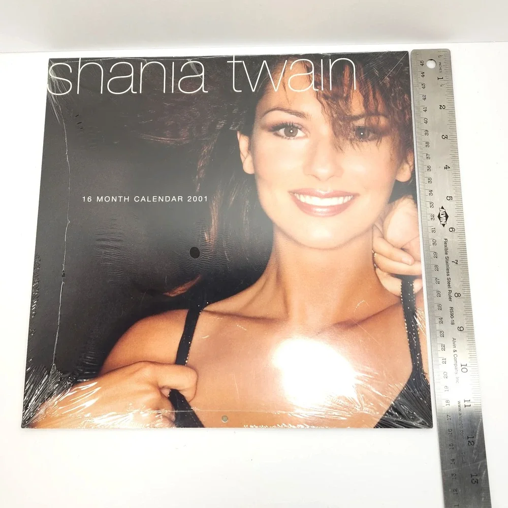Shania Twain 2001 12x12 16 Month Wall Calendar Sealed
